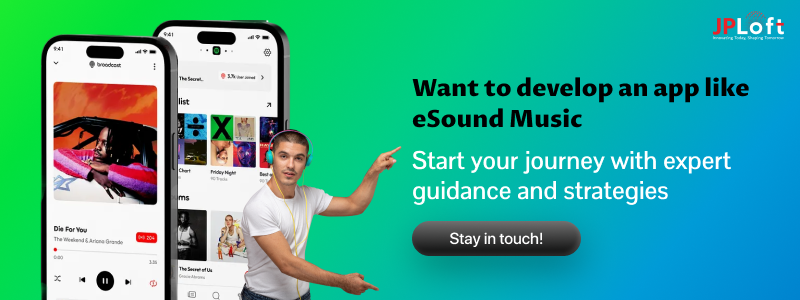 Want to develop an app like eSound Music.
